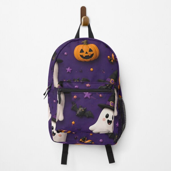 Item preview, Cute Witch Ghost Halloween Pattern designed and sold by TinyWeird.