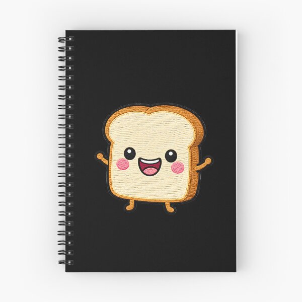 Item preview, Chubby Toast Kawaii Embroidery Patch Illustration designed and sold by ColorSplash123.