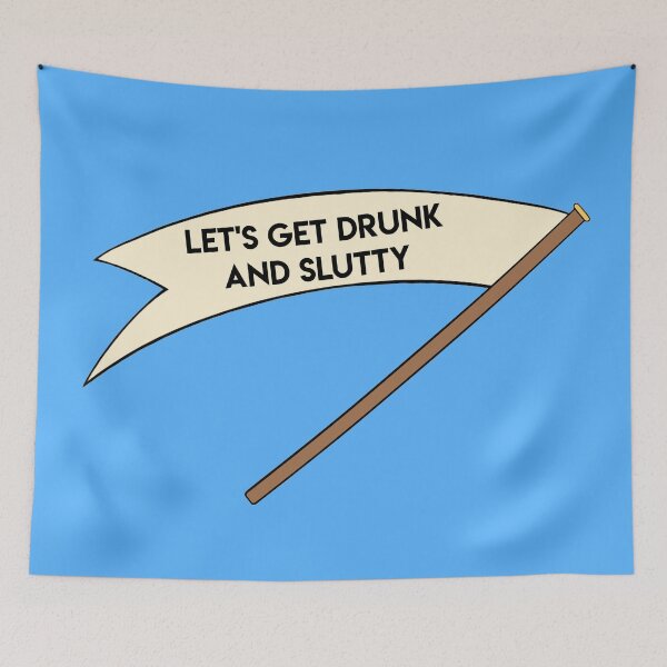 Item preview, Let's Get Drunk and Slutty designed and sold by BaconPancakes21.