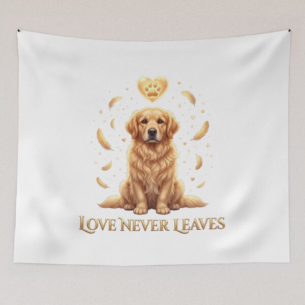 Item preview, Dog Remembrance Golden Retriever Tribute Art designed and sold by pradeepvisuals.