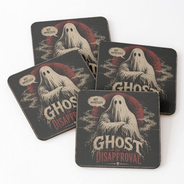 Item preview, Ghost of Disapproval – Not Impressed Vintage Horror Ghost designed and sold by Abidel.