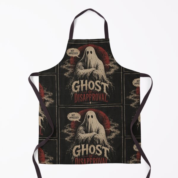 Item preview, Ghost of Disapproval – Not Impressed Vintage Horror Ghost designed and sold by Abidel.