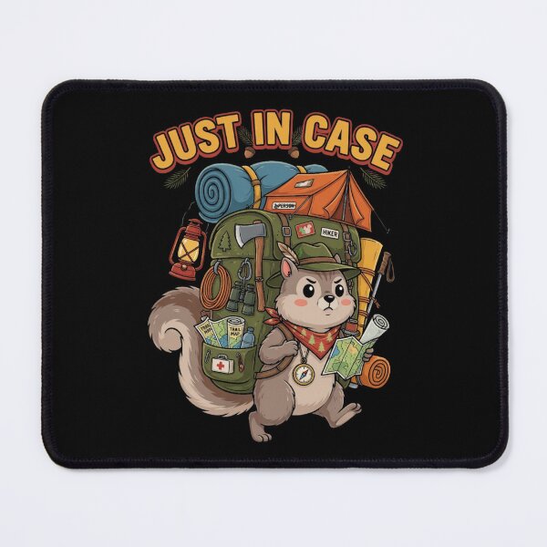 Item preview, Just in Case Squirrel Camper Funny Camping Hiking Outdoor designed and sold by CF_VintageDesign.