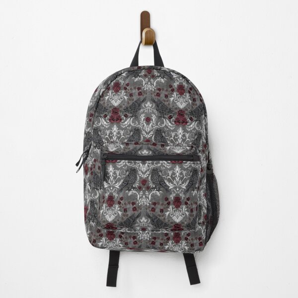 Item preview, Baroque Ravens and Black Roses on Distressed Background designed and sold by DreamyDiversion.