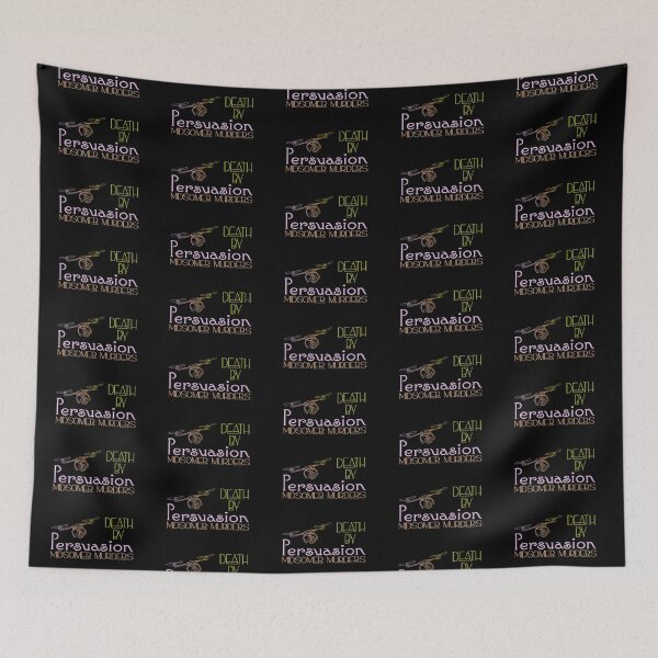 Item preview, Death By Persuasion Fan Art (on Black) designed and sold by PawsitiveMum3.