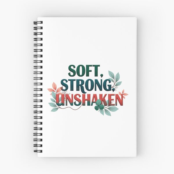 Item preview, Soft Strong Unshaken Botanical Resilience Quote designed and sold by Aarvya Fashion Club ( A.F.C ).