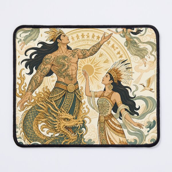 Item preview, Vietnamese Mythological Legend: Dragon Lord and Fairy Princess designed and sold by Rising Drake.