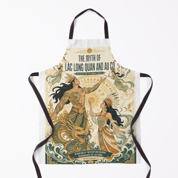Item preview, Vietnamese Mythological Legend: Dragon Lord and Fairy Princess designed and sold by Rising Drake.