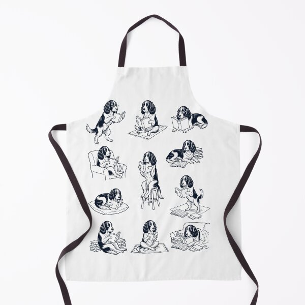Item preview, Vintage English Springer Spaniel Book Reader Reading Dog Lover designed and sold by dian-rody-crest.