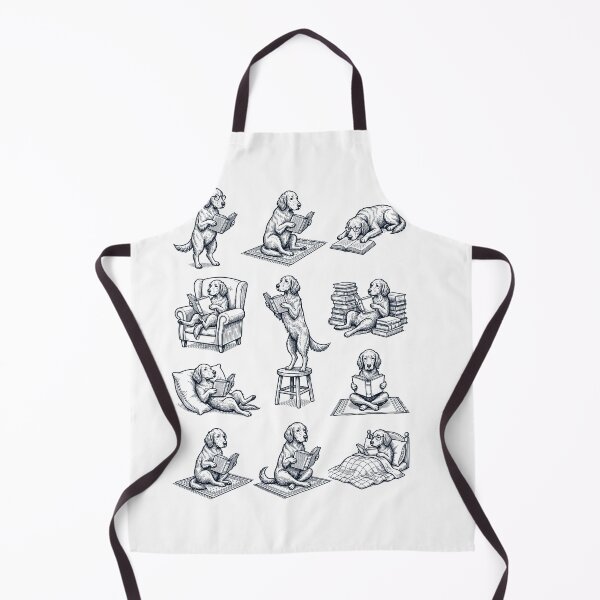 Item preview, Vintage English Setter Book Reader Reading Dog Lover designed and sold by dian-rody-crest.