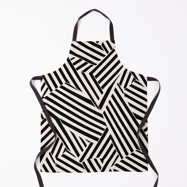 Item preview, Retro Liquid Swirl Abstract Pattern in Black and Almond Cream. designed and sold by Differenceee.