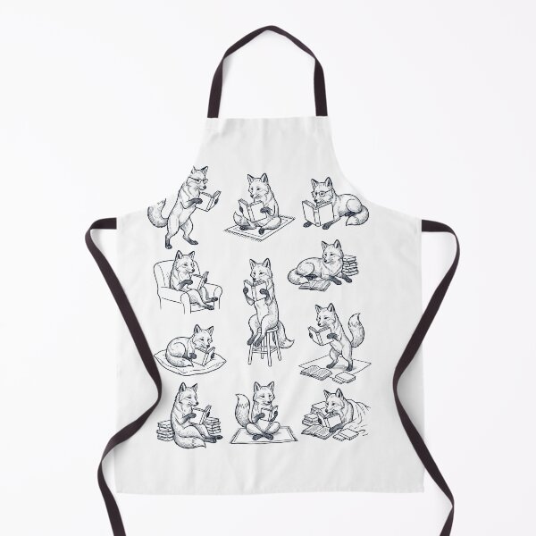 Item preview, Vintage Fox Book Reader Reading Animal Lover designed and sold by dian-rody-crest.