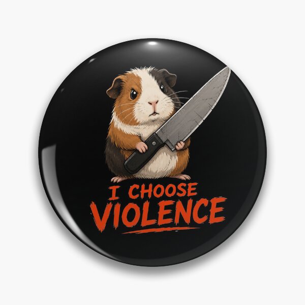 Item preview, I Choose Violence Guinea Pig  designed and sold by TheEndDesign.