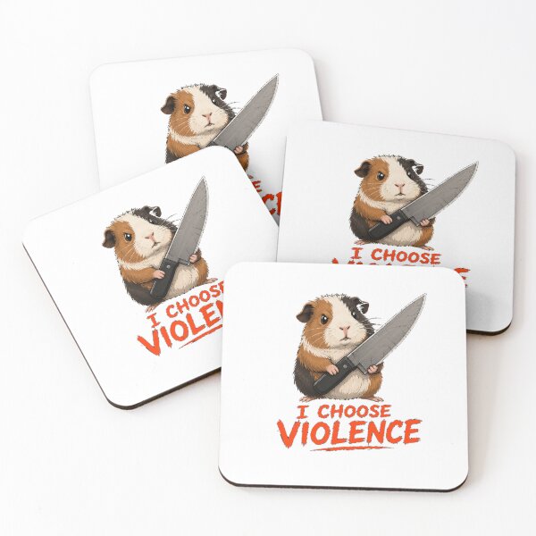 Item preview, I Choose Violence Guinea Pig  designed and sold by TheEndDesign.