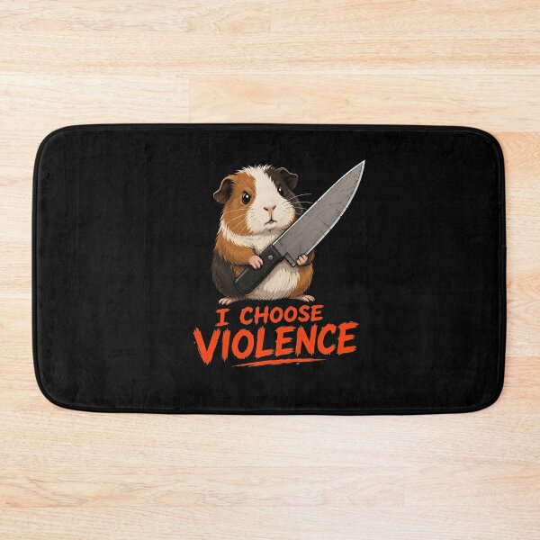 Item preview, I Choose Violence Guinea Pig  designed and sold by TheEndDesign.