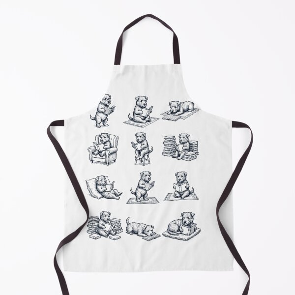 Item preview, Vintage Glen of Imaal Terrier Book Reader Reading Dog Lover designed and sold by dian-rody-crest.