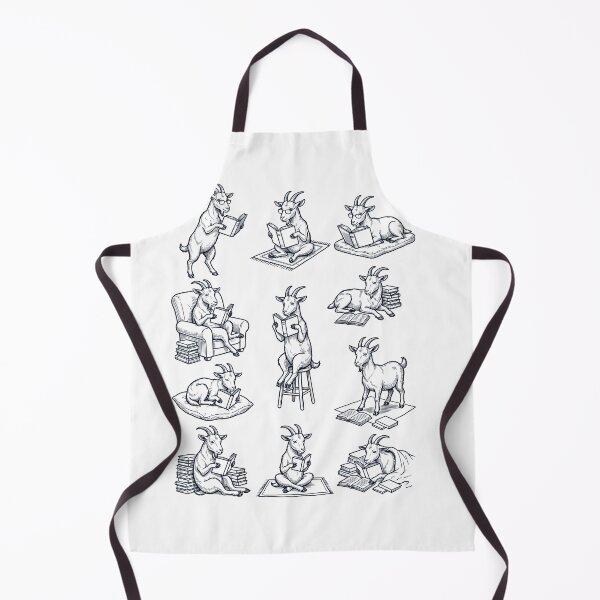 Item preview, Vintage Goat Book Reader Reading Animal Lover designed and sold by dian-rody-crest.