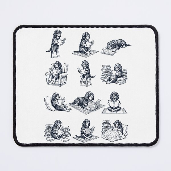 Item preview, Vintage Gordon Setter Book Reader Reading Dog Lover designed and sold by dian-rody-crest.