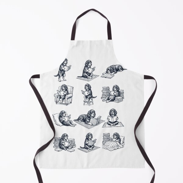 Item preview, Vintage Gordon Setter Book Reader Reading Dog Lover designed and sold by dian-rody-crest.