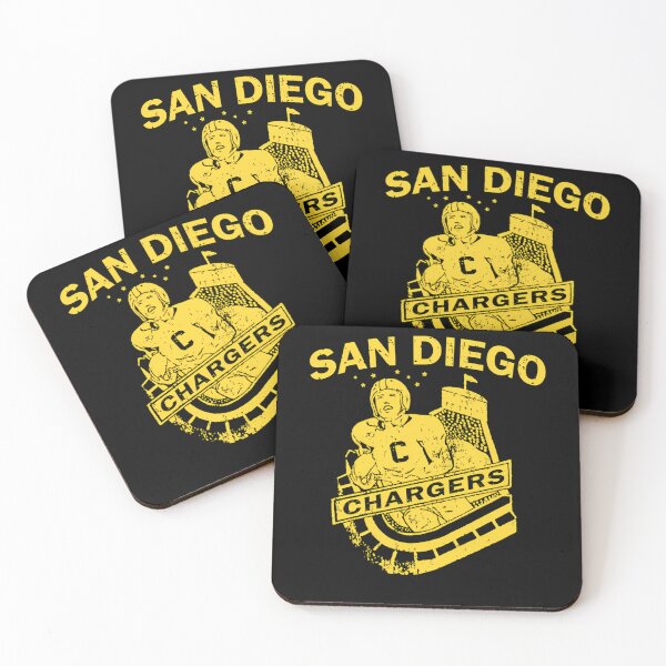 Item preview, San Diego Chargers Yellow Football Heritage designed and sold by RoryBeahan.