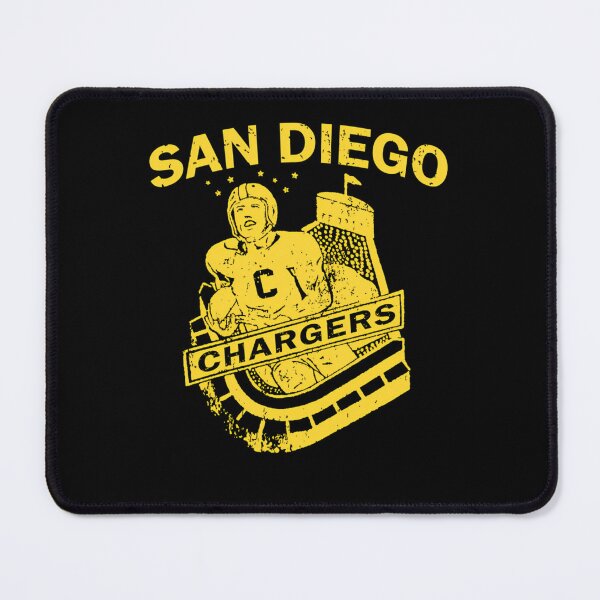 Item preview, San Diego Chargers Yellow Football Heritage designed and sold by RoryBeahan.