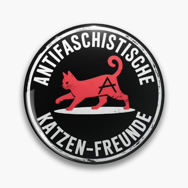Item preview, Antifaschistische Katzen Freunde - Linke Antifaschismus Merch designed and sold by LoFizzy.
