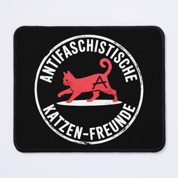 Item preview, Antifaschistische Katzen Freunde - Linke Antifaschismus Merch designed and sold by LoFizzy.