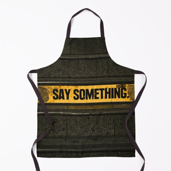 Item preview, Say Something Urban Photography Aesthetic Grunge Art Print Poster designed and sold by Sulco Design.