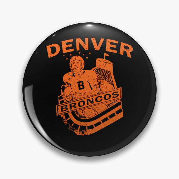 Item preview, Denver Broncos Orange Football Heritage designed and sold by RoryBeahan.