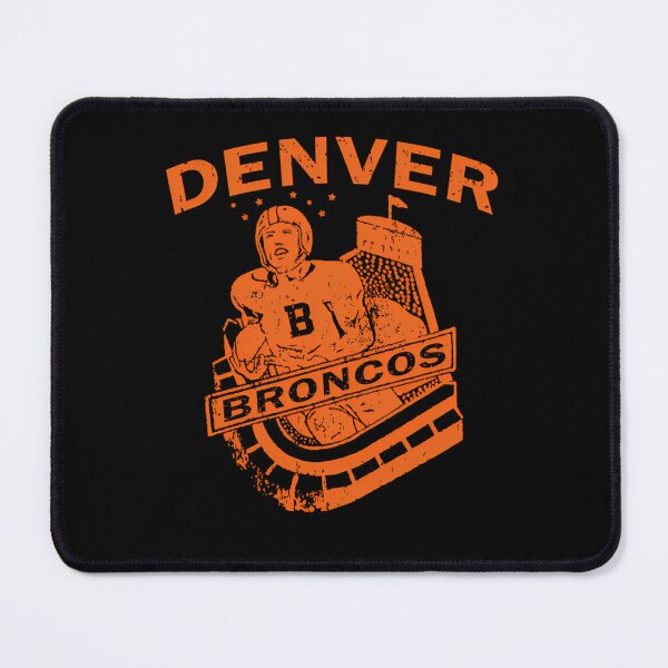 Item preview, Denver Broncos Orange Football Heritage designed and sold by RoryBeahan.