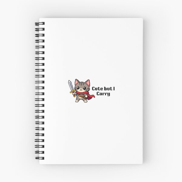 Item preview, Pixel Art Cat - Cute But I Carry designed and sold by izzysnapzz.