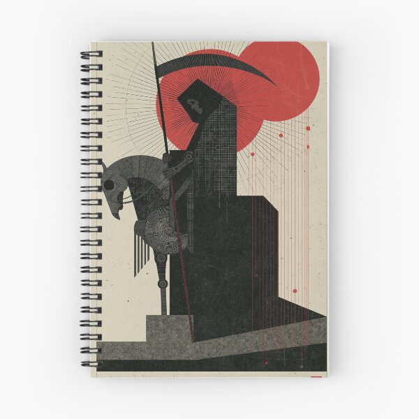Item preview, Death Tarot Card Design, Skeleton Reaper Art, Gothic Major Arcana designed and sold by Hermetic Codex.
