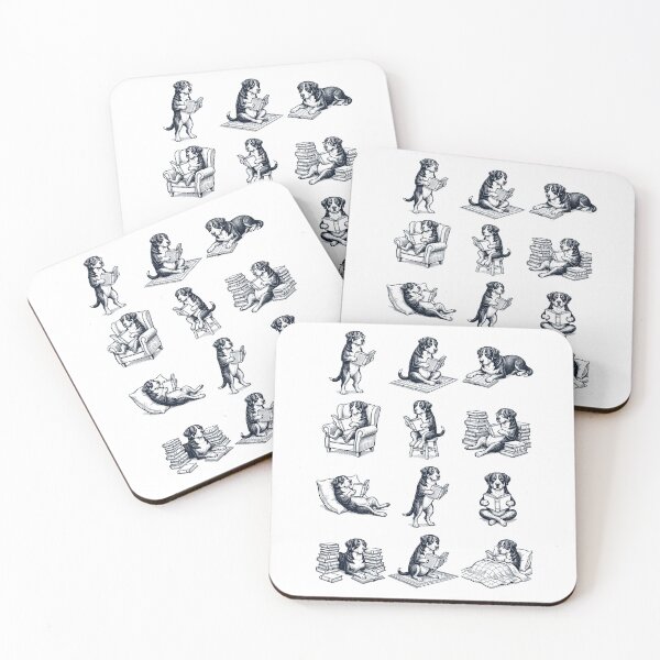 Item preview, Vintage Greater Swiss Mountain Dog Book Reader Reading Dog Lover designed and sold by dian-rody-crest.