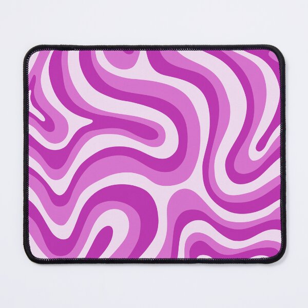 Item preview, Liquid Swirl Retro Abstract in purple tones, Cream, and White designed and sold by Differenceee.