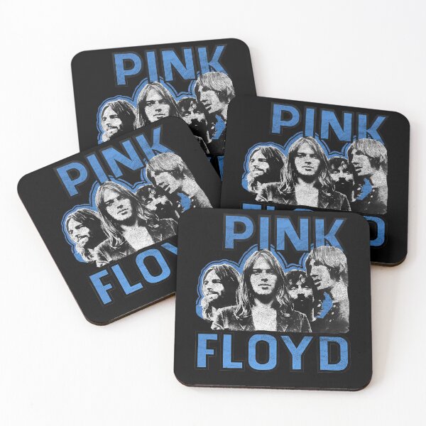Aperçu de l'œuvre Pink Floyd, groupe de rock, portrait bleu créée et vendue par RoryBeahan.