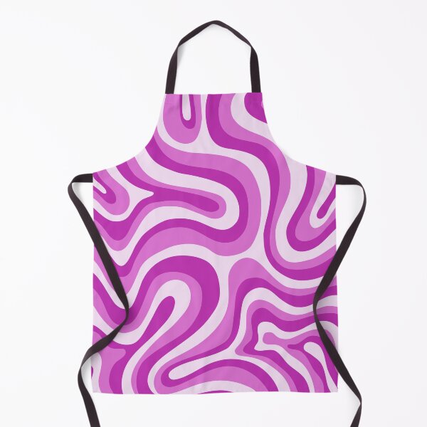 Item preview, Liquid Swirl Retro Abstract in purple tones, Cream, and White designed and sold by Differenceee.