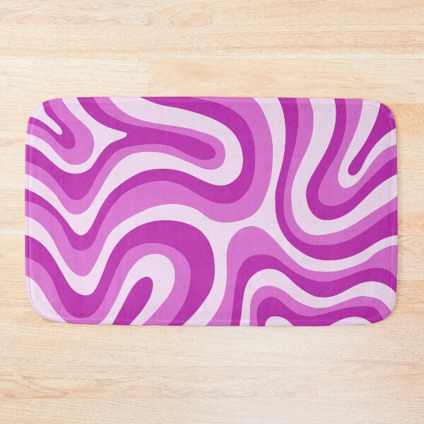 Item preview,  Liquid Swirl Retro Abstract in purple tones, Cream, and White designed and sold by Differenceee.