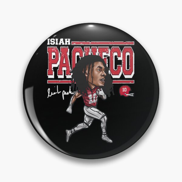 Item preview, Isiah Pacheco Number 10 Running Back Caricature designed and sold by RoryBeahan.