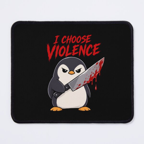 Item preview, I Choose Violence Penguin designed and sold by TheEndDesign.