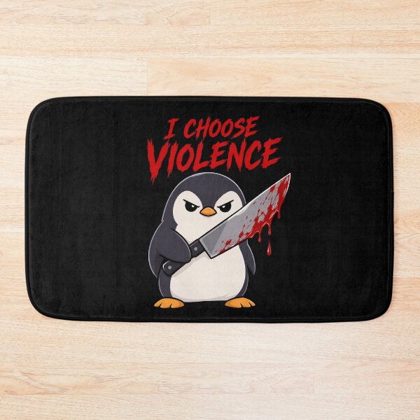 Item preview, I Choose Violence Penguin  designed and sold by TheEndDesign.