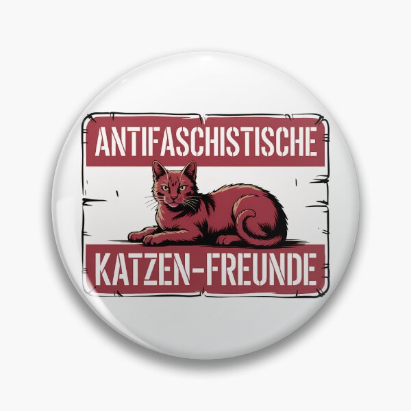 Item preview, Antifaschistische Katzen Freunde - Linke Antifaschismus Merch designed and sold by LoFizzy.