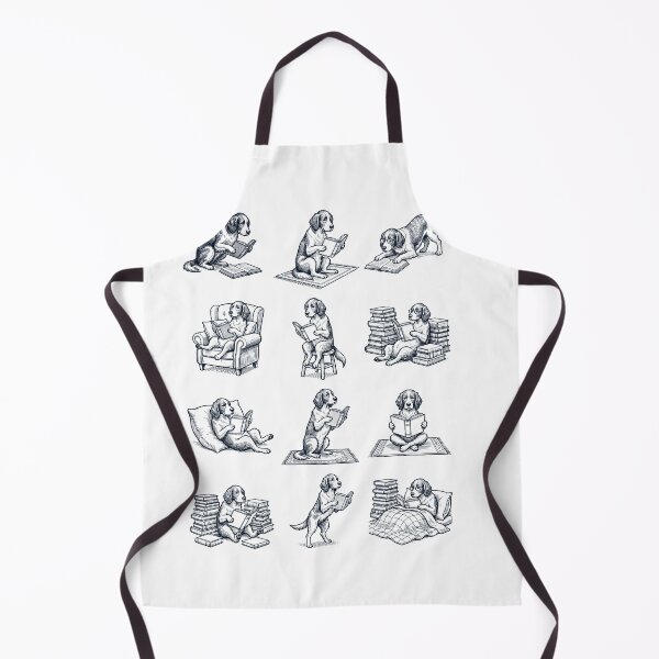 Item preview, Vintage Irish Red And White Setter Book Reader Reading Dog Lover designed and sold by dian-rody-crest.