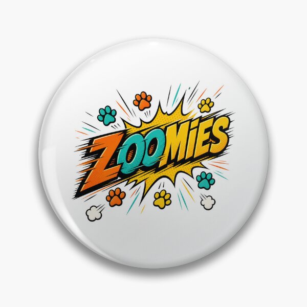 Item preview, Zoomies Funny Dog Comic Pop Art designed and sold by MOSIDRIP™.