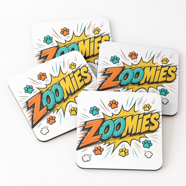Item preview, Zoomies Funny Dog Comic Pop Art designed and sold by MOSIDRIP™.