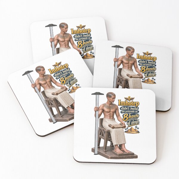 Item preview, Imhotep Didn't Build The Pyramids On 8 Hours Of Sleep designed and sold by TuyaArts.