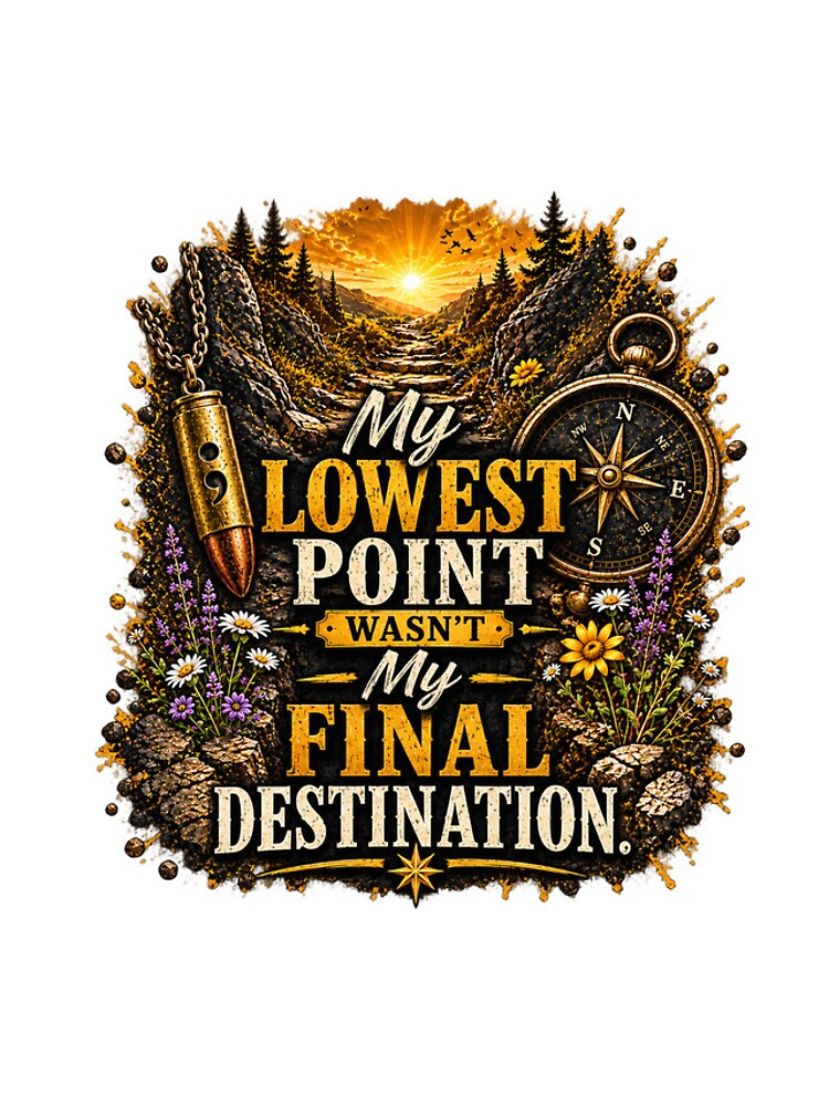 Thumbnail 4 of 4, iPhone Case, Lowest Point Not Final Destination designed and sold by RabbitHoleAtKs.