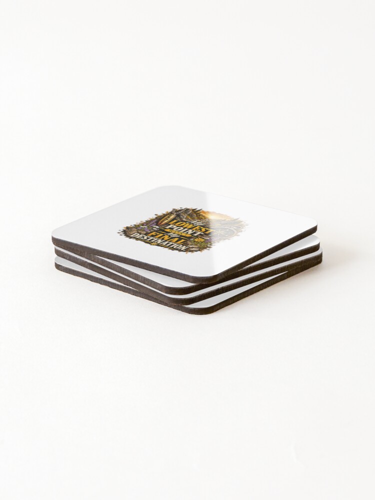Thumbnail 4 of 5, Coasters (Set of 4), Lowest Point Not Final Destination designed and sold by RabbitHoleAtKs.
