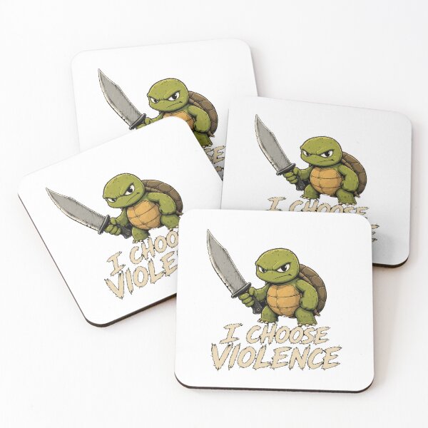 Item preview, I Choose Violence Turtle  designed and sold by TheEndDesign.