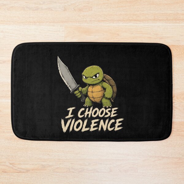 Item preview, I Choose Violence Turtle  designed and sold by TheEndDesign.