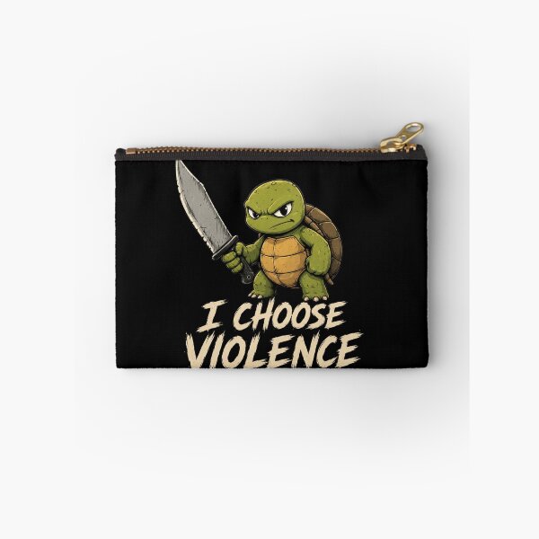 Item preview, I Choose Violence Turtle  designed and sold by TheEndDesign.